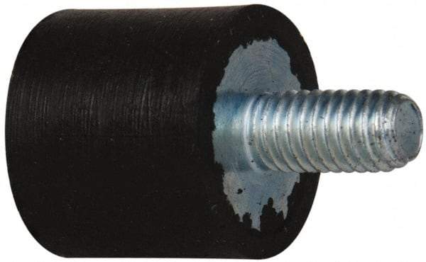 Tech Products - 16 Lb Capacity, 10-32 Plate/Stud Vibration Isolator - 9/16" Diam, 1/2" High - Exact Tool & Supply