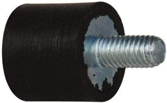 Tech Products - 16 Lb Capacity, 10-32 Plate/Stud Vibration Isolator - 9/16" Diam, 1/2" High - Exact Tool & Supply