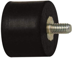 Tech Products - 55 Lb Capacity, 10-32 Plate/Stud Vibration Isolator - 1" Diam, 3/4" High - Exact Tool & Supply
