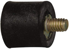 Tech Products - 14 Lb Capacity, 8-32 Plate/Stud Vibration Isolator - 9/16" Diam, 1/2" High - Exact Tool & Supply