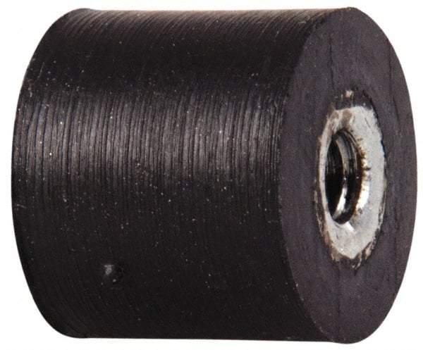 Tech Products - 18 Lb Capacity, 8-32 Plate/Plate Vibration Isolator - 9/16" Diam, 1/2" High - Exact Tool & Supply