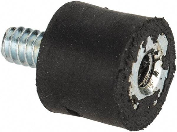 Tech Products - 4 Lb Capacity, 6-32 Plate/Stud Vibration Isolator - 3/8" Diam, 5/16" High - Exact Tool & Supply