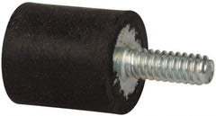 Tech Products - 6 Lb Capacity, 6-32 Plate/Stud Vibration Isolator - 7/16" Diam, 1/2" High - Exact Tool & Supply