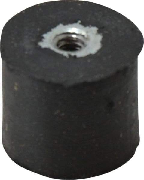 Tech Products - 18 Lb Capacity, 6-32 Plate/Plate Vibration Isolator - 9/16" Diam, 1/2" High - Exact Tool & Supply