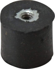 Tech Products - 18 Lb Capacity, 6-32 Plate/Plate Vibration Isolator - 9/16" Diam, 1/2" High - Exact Tool & Supply