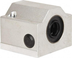 Thomson Industries - 12mm Inside Diam, 350 Lbs. Dynamic Capacity, Closed Single Pillow Block Linear Bearing - 35mm Overall Height x 43mm Overall Width, 23mm Btw Mount Hole Centers - Exact Tool & Supply