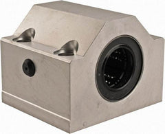 Thomson Industries - 25mm Inside Diam, 6,700 Lbs. Dynamic Capacity, Closed Single Pillow Block Linear Bearing - 60mm Overall Height x 78mm Overall Width, 40mm Btw Mount Hole Centers - Exact Tool & Supply