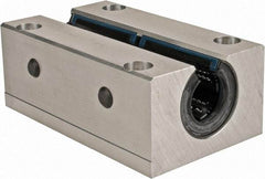Thomson Industries - 25mm Inside Diam, 13,400 Lbs. Dynamic Capacity, Open Twin Pillow Block Linear Bearing - 51mm Overall Height x 78" Overall Width, 94mm Btw Mount Hole Centers - Exact Tool & Supply