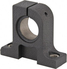 Thomson Industries - 20mm Diam, Malleable Iron Alloy Shaft Support - Plain Shafting - Exact Tool & Supply
