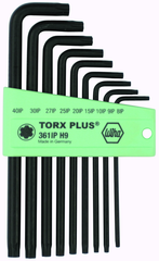 9 Piece - IP8; IP9; IP10; IP15; IP20; IP25; IP27; IP30; IP40 - TorxPlus L-Key Long Arm Set - Exact Tool & Supply