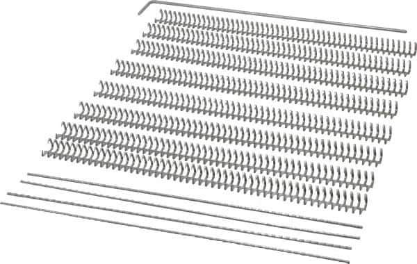 Value Collection - Conveyor Belt Lacing - 12" OAL x 12" Belt Width, 1/8 to 5/32" Belt - Exact Tool & Supply