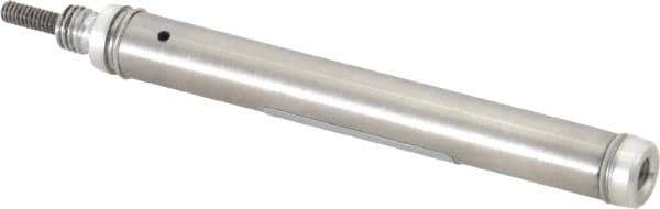 Norgren - 1-1/2" Stroke x 5/16" Bore Single Acting Air Cylinder - 10-32 Port, 5-40 Rod Thread - Exact Tool & Supply