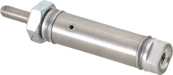 Norgren - 1" Stroke x 5/16" Bore Double Acting Air Cylinder - 10-32 Port, 5-40 Rod Thread - Exact Tool & Supply