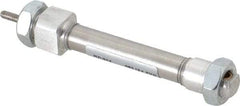 Norgren - 1/2" Stroke Single Acting Air Cylinder - 10-32 Port, 10-32 Rod Thread - Exact Tool & Supply