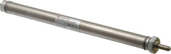 Norgren - 3" Stroke Single Acting Air Cylinder - 10-32 Port, 10-32 Rod Thread - Exact Tool & Supply