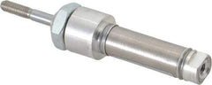 Norgren - 1/2" Stroke Double Acting Air Cylinder - 10-32 Port, 10-32 Rod Thread - Exact Tool & Supply