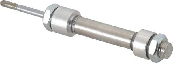 Norgren - 1" Stroke Double Acting Air Cylinder - 10-32 Port, 10-32 Rod Thread - Exact Tool & Supply
