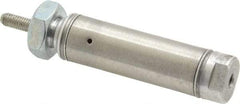 Norgren - 1/2" Stroke x 9/16" Bore Single Acting Air Cylinder - 10-32 Port, 10-32 Rod Thread - Exact Tool & Supply