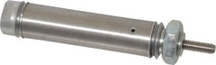 Norgren - 1" Stroke x 9/16" Bore Single Acting Air Cylinder - 10-32 Port, 10-32 Rod Thread - Exact Tool & Supply
