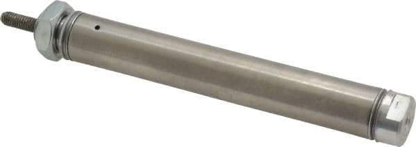 Norgren - 2" Stroke x 9/16" Bore Single Acting Air Cylinder - 10-32 Port, 10-32 Rod Thread - Exact Tool & Supply