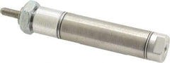 Norgren - 1" Stroke x 9/16" Bore Double Acting Air Cylinder - 10-32 Port, 10-32 Rod Thread - Exact Tool & Supply