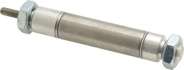 Norgren - 1" Stroke x 9/16" Bore Double Acting Air Cylinder - 10-32 Port, 10-32 Rod Thread - Exact Tool & Supply
