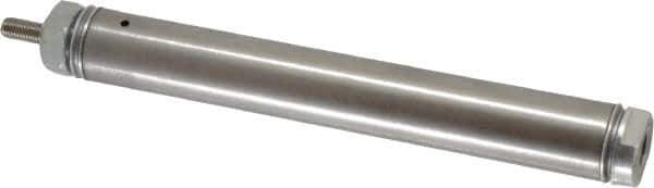 Norgren - 3" Stroke x 3/4" Bore Single Acting Air Cylinder - 1/8 Port, 1/4-28 Rod Thread - Exact Tool & Supply