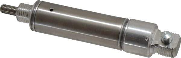 Norgren - 1" Stroke x 3/4" Bore Single Acting Air Cylinder - 1/8 Port, 1/4-28 Rod Thread - Exact Tool & Supply