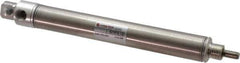 Norgren - 3" Stroke x 3/4" Bore Single Acting Air Cylinder - 1/8 Port, 1/4-28 Rod Thread - Exact Tool & Supply