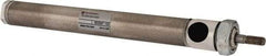 Norgren - 5" Stroke x 3/4" Bore Double Acting Air Cylinder - 1/8 Port, 1/4-28 Rod Thread - Exact Tool & Supply
