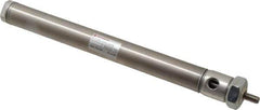 Norgren - 6" Stroke x 3/4" Bore Double Acting Air Cylinder - 1/8 Port, 1/4-28 Rod Thread - Exact Tool & Supply