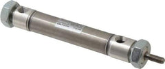 Norgren - 2" Stroke x 3/4" Bore Double Acting Air Cylinder - 1/8 Port, 1/4-28 Rod Thread - Exact Tool & Supply