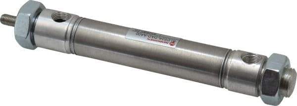 Norgren - 3" Stroke x 3/4" Bore Double Acting Air Cylinder - 1/8 Port, 1/4-28 Rod Thread - Exact Tool & Supply