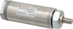 Norgren - 1" Stroke x 1-1/16" Bore Single Acting Air Cylinder - 1/8 Port, 5/16-24 Rod Thread - Exact Tool & Supply