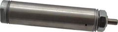 Norgren - 2" Stroke x 1-1/16" Bore Single Acting Air Cylinder - 1/8 Port, 5/16-24 Rod Thread - Exact Tool & Supply