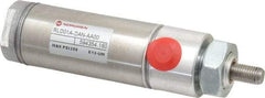 Norgren - 1" Stroke x 1-1/16" Bore Double Acting Air Cylinder - 1/8 Port, 5/16-24 Rod Thread - Exact Tool & Supply