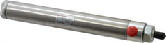 Norgren - 6" Stroke x 1-1/16" Bore Double Acting Air Cylinder - 1/8 Port, 5/16-24 Rod Thread - Exact Tool & Supply