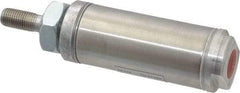 Norgren - 1" Stroke x 1-1/4" Bore Single Acting Air Cylinder - 1/8 Port, 7/16-20 Rod Thread - Exact Tool & Supply