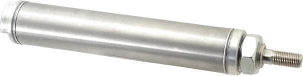 Norgren - 3" Stroke x 1-1/4" Bore Single Acting Air Cylinder - 1/8 Port, 7/16-20 Rod Thread - Exact Tool & Supply