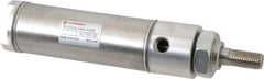 Norgren - 2" Stroke x 1-1/4" Bore Double Acting Air Cylinder - 1/8 Port, 7/16-20 Rod Thread - Exact Tool & Supply