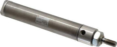 Norgren - 5" Stroke x 1-1/4" Bore Double Acting Air Cylinder - 1/8 Port, 7/16-20 Rod Thread - Exact Tool & Supply