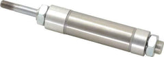 Norgren - 2" Stroke x 1-1/4" Bore Double Acting Air Cylinder - 1/8 Port, 7/16-20 Rod Thread - Exact Tool & Supply