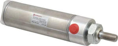 Norgren - 3" Stroke x 1-1/2" Bore Double Acting Air Cylinder - 1/8 Port, 7/16-20 Rod Thread - Exact Tool & Supply