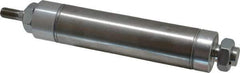 Norgren - 4" Stroke x 1-1/2" Bore Double Acting Air Cylinder - 1/8 Port, 7/16-20 Rod Thread - Exact Tool & Supply