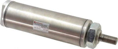 Norgren - 2" Stroke x 1-3/4" Bore Single Acting Air Cylinder - 1/4 Port, 1/2-20 Rod Thread - Exact Tool & Supply