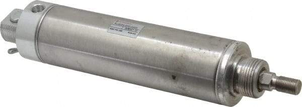 Norgren - 3" Stroke x 2" Bore Single Acting Air Cylinder - 1/4 Port, 1/2-20 Rod Thread - Exact Tool & Supply