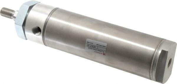 Norgren - 4" Stroke x 2" Bore Double Acting Air Cylinder - 1/4 Port, 1/2-20 Rod Thread - Exact Tool & Supply