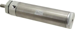 Norgren - 5" Stroke x 2" Bore Double Acting Air Cylinder - 1/4 Port, 1/2-20 Rod Thread - Exact Tool & Supply