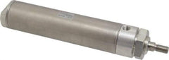 Norgren - 6" Stroke x 2" Bore Double Acting Air Cylinder - 1/4 Port, 1/2-20 Rod Thread - Exact Tool & Supply