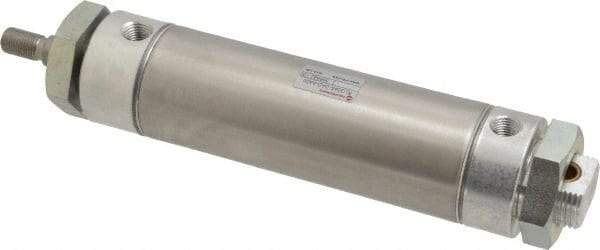 Norgren - 4" Stroke x 2" Bore Double Acting Air Cylinder - 1/4 Port, 1/2-20 Rod Thread - Exact Tool & Supply